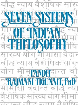 cover image of Seven Systems of Indian Philosophy